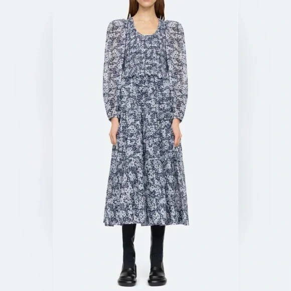 knee length dresses for ladies Suzie Floral Midi Dress PREORDER